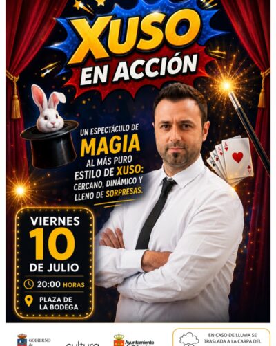 Xuso en acción — Magoxuso en Plaza de la Bodega