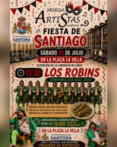 Fiesta de Santiago en Plaza La Villa, Santoña