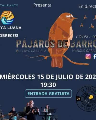 Tributo Pájaros de Barro del Último de la Fila en La Azotea