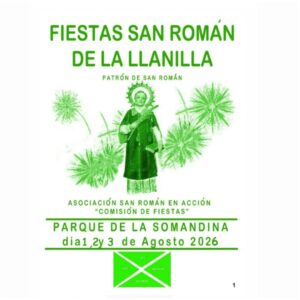 Fiestas de San Román de La Llanilla 2026 en Parque La Somandina
