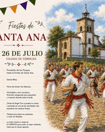 Fiestas de Santa Ana en Cóbreces con DJ Maroto