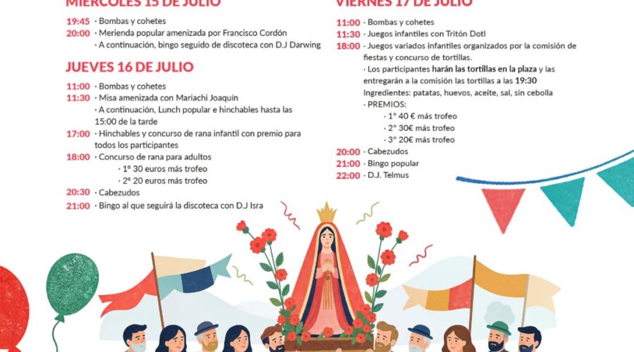 Fiestas del Carmen 2026 en Otañes