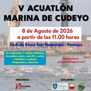 V Acuatlón Marina de Cudeyo en Club de Remo San Pantaleón, Pontejos