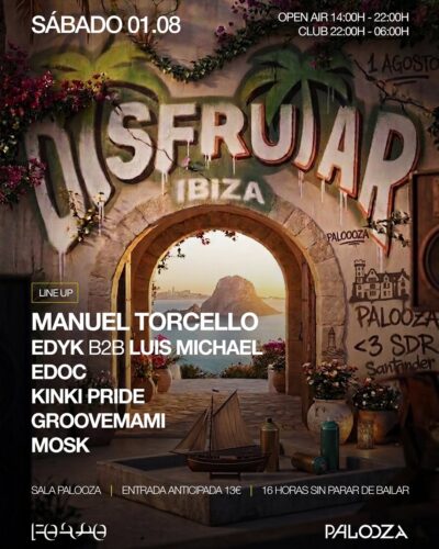 Disfruta Ibiza en Sala Palooza, Santander