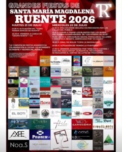 Grandes Fiestas de Santa María Magdalena en Ruente 2026