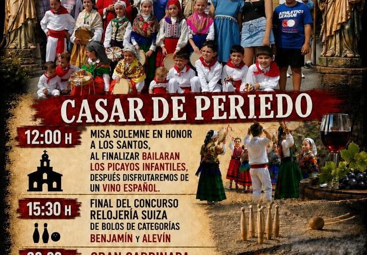 Día de San Justo y San Pastor en Casar de Periedo