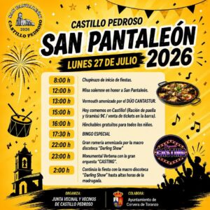 San Pantaleón 2026 en Castillo Pedroso, Corvera de Toranzo