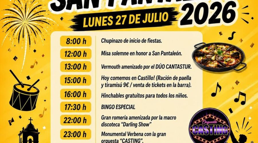 San Pantaleón 2026 en Castillo Pedroso, Corvera de Toranzo