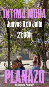 Íntima Mora en directo en Planazo, Arnuero