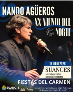 Concierto Nando Agüeros en Plaza de Viares, Suances