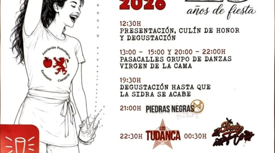 XXV Día de la Sidra en Escalante, Cantabria 2026