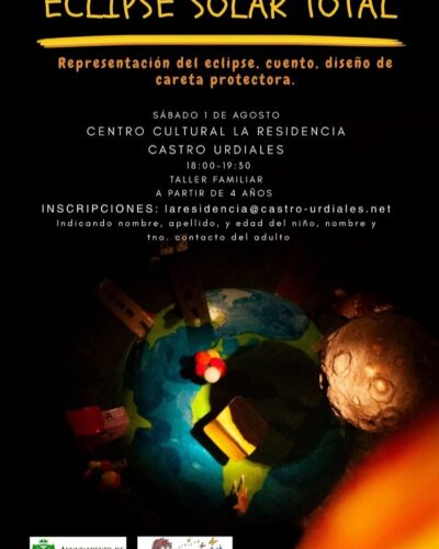 Taller familiar Eclipse Solar Total en Centro Cultural La Residencia