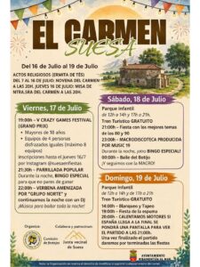 Fiestas de El Carmen en Suesa 2026
