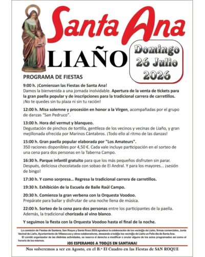Fiestas de Santa Ana en Liaño