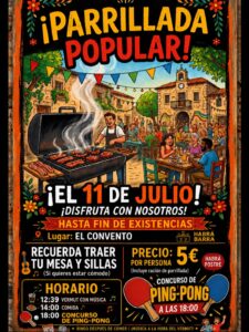 Parrillada Popular en El Convento, Matienzo 2026