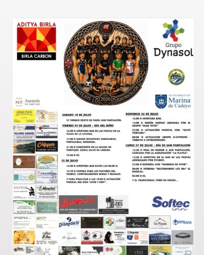 Fiestas de San Pantaleón en Pontejos 2026