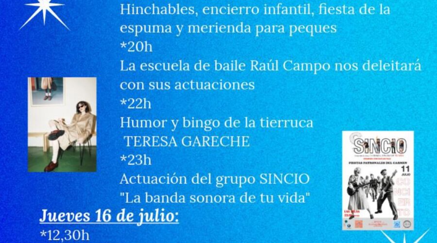 Fiestas del Carmen 2026 en Las Pilas