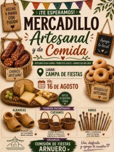 Mercadillo Artesanal en Campo de Fiestas, Arnuero 2026