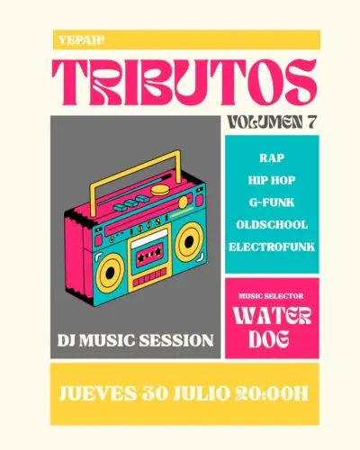 Tributos Vol. 7 con Water Dog en YEPAH!