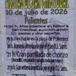 Fiestas de San Cristóbal en Polientes, Valderredible 2026