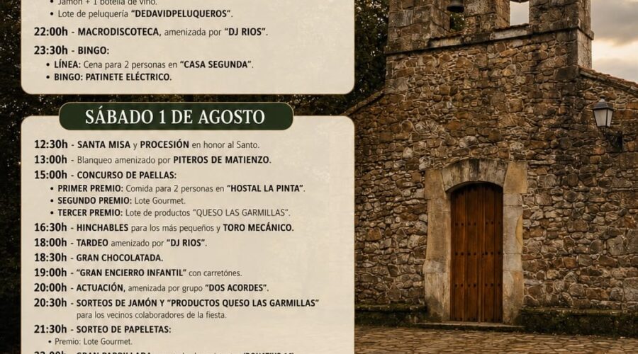 Fiestas de San Pedruco en Ampuero 2026