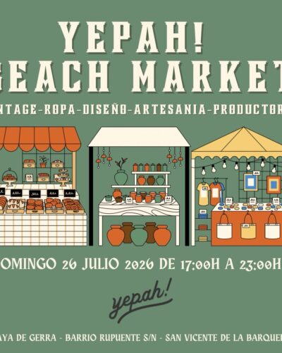 YEPAH! Beach Market en Playa de Gerra 2026