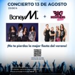 Concierto de Boney M. en Real Sociedad de Tenis de La Magdalena