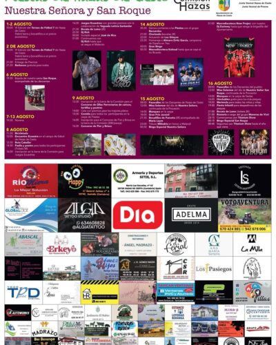 Fiestas de Hazas de Cesto 2026 en Hazas de Cesto