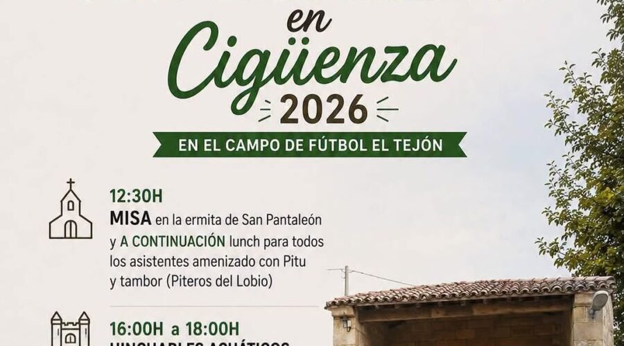 Fiestas de San Pantaleón en Cigüenza 2026