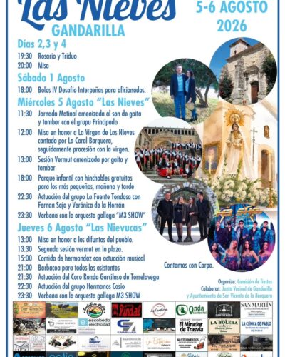 Fiestas de Gandarilla 2026 en San Vicente de la Barquera