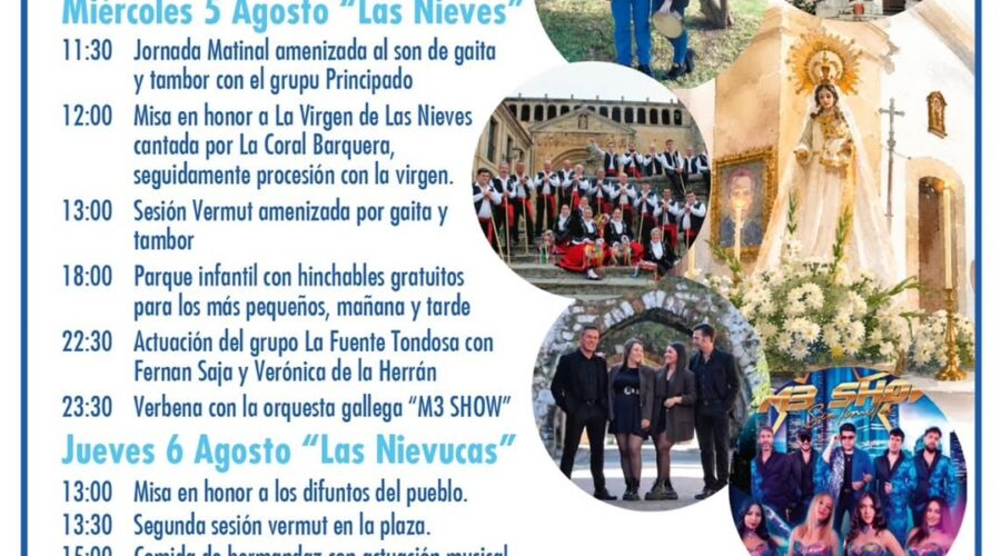 Fiestas de Gandarilla 2026 en San Vicente de la Barquera