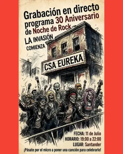 Noche de Rock 30 Aniversario en Eureka Santander