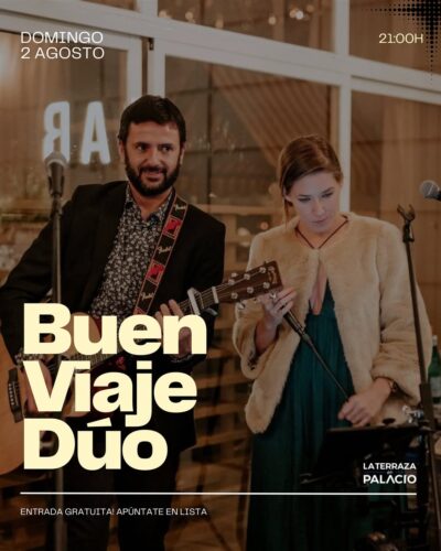 Buen Viaje Dúo en directo en La Terraza del Palacio