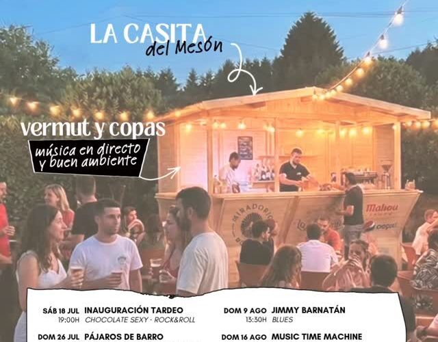 Agenda de Conciertos de Verano en Mesón Rural La Jontoya