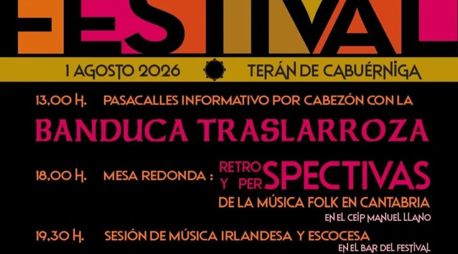 Cabuérniga Folk Festival 2026 en Terán de Cabuérniga