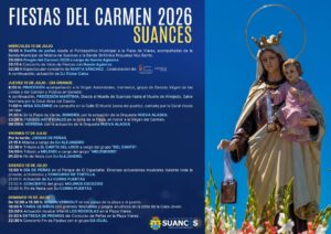 Fiestas del Carmen 2026 en Suances con Marta Sánchez y Mojinos Escozíos