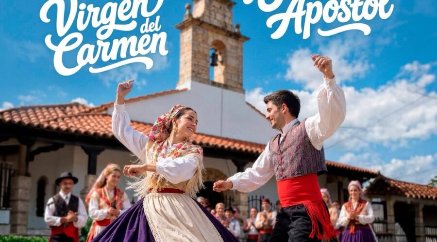 Fiestas Virgen del Carmen y Santiago Apóstol en Orejo 2026