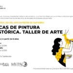 Taller de técnicas de pintura prehistórica en MUPAC