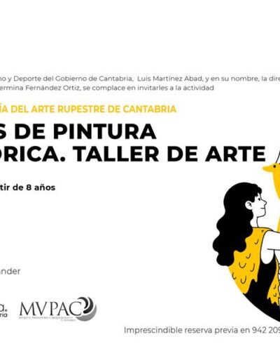 Taller de técnicas de pintura prehistórica en MUPAC