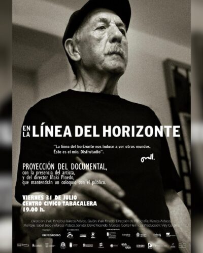 Proyección documental Roberto Orallo en Santander con artista y director