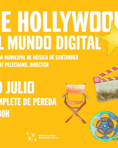 Concierto de la Banda Municipal: De Hollywood al mundo digital