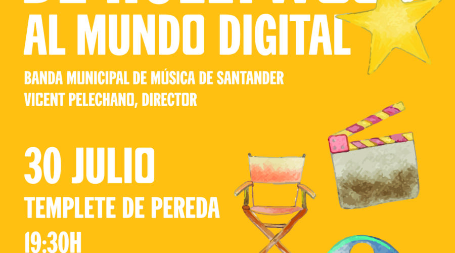 Concierto de la Banda Municipal: De Hollywood al mundo digital