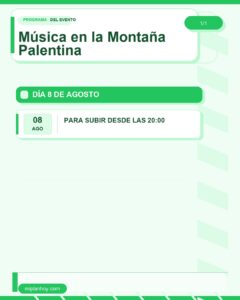 Música en la Montaña Palentina en Playa Virgen de Llano