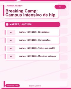 Breaking Camp: Campus intensivo de hip hop en Santander
