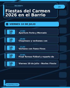 Fiestas del Carmen 2026 en el Barrio Pesquero de Santander