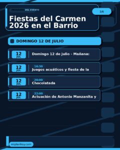 Fiestas del Carmen 2026 en el Barrio Pesquero de Santander