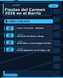 Fiestas del Carmen 2026 en el Barrio Pesquero de Santander