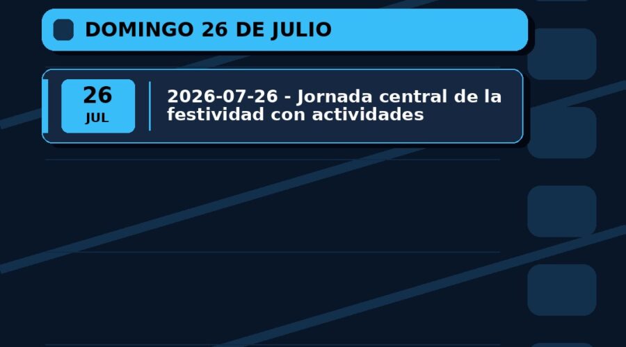 Fiestas de Santa Ana 2026 en Cubas, Sevilla
