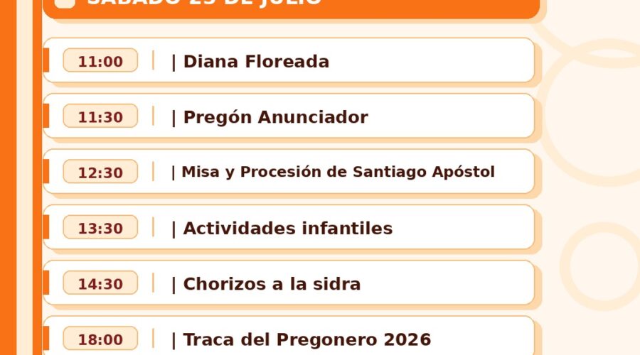 Fiestas de Santiago 2026 en La Bárcena, Ampuero