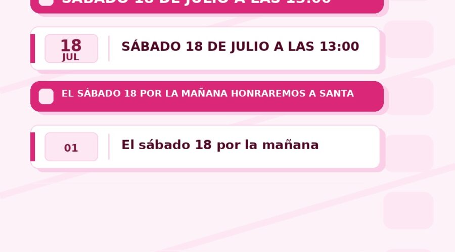 Santa Misa y Procesión en Honor a Santa María Magdalena en Cabanzón